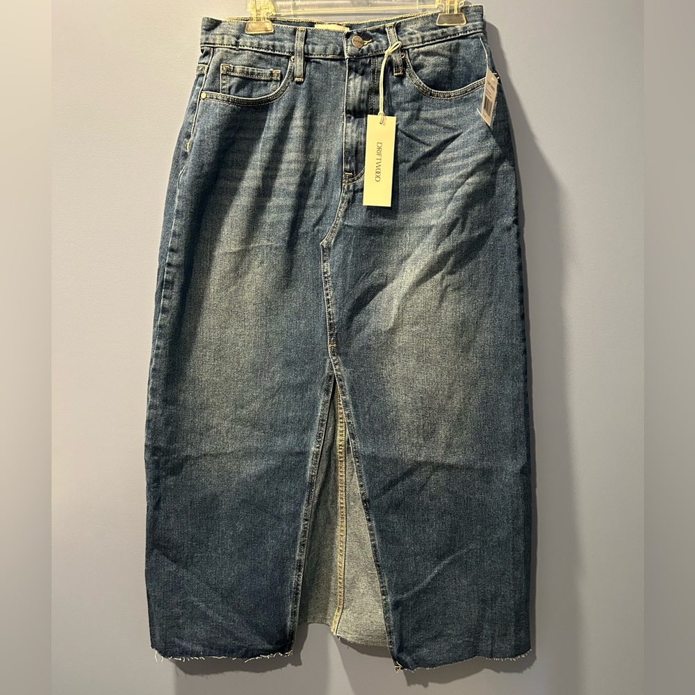Great Price!!! DRIFTWOOD MIdi Denim Skirt